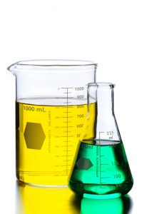 Flasks illustraition Chemical flasks